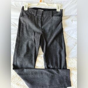 Express Dark Grey Skinny Mid Rise Pants